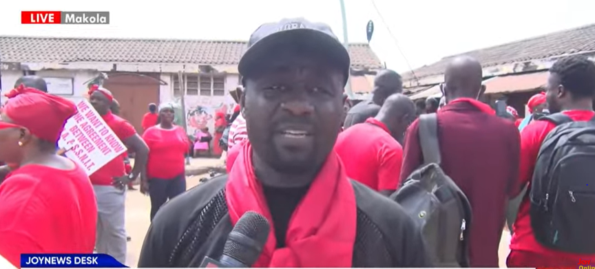 Makola No. 2 traders protest against high Rents and new 20% VAT