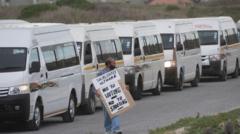 Girl, 14, shot dead as South Africa's 'taxi wars' hit school